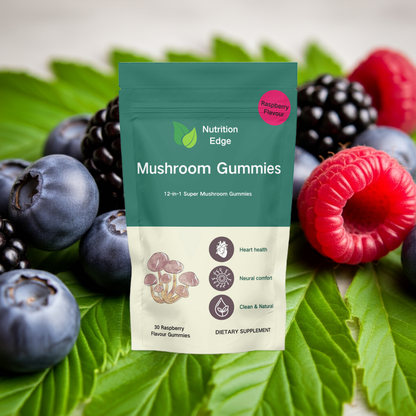 Ultimate Mushroom Blend Gummies | 12 Superfoods with Chaga, Lion Mane & Cordyceps