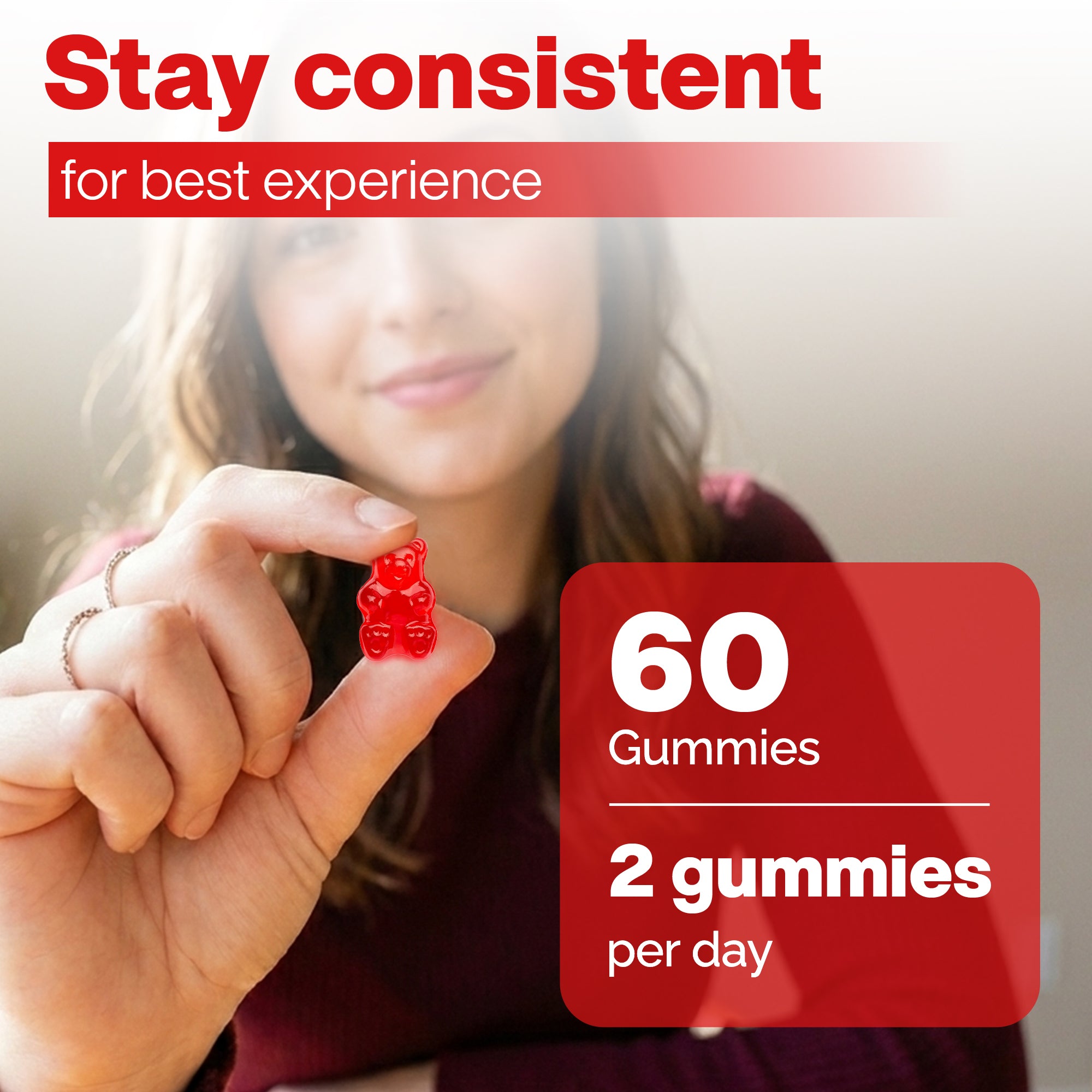 Advanced Multi-Collagen Complex Gummies (Types I, II, III, IV, V) | Strawberry